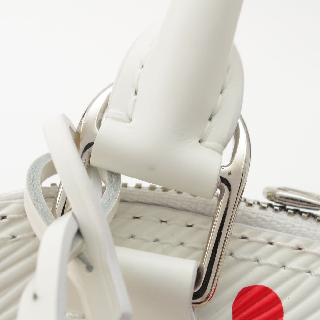 Louis Vuitton Yayoi Kusama Epi Alma BB Handbag Reactive White — view 8