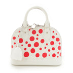 Louis Vuitton Yayoi Kusama Epi Alma BB Handbag Reactive White