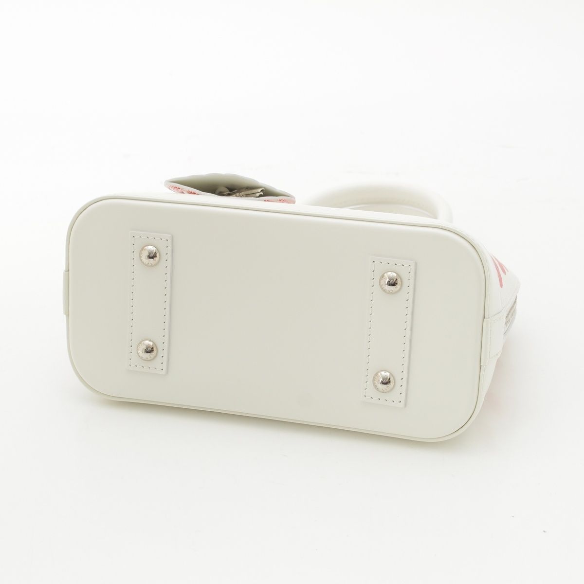 Louis Vuitton Yayoi Kusama Epi Alma BB Handbag Reactive White — view 5