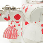 Louis Vuitton Yayoi Kusama Epi Alma BB Handbag Reactive White — view 9