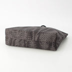 Bottega Veneta Nylon Intreccio Illusion Tote Gray — view 5