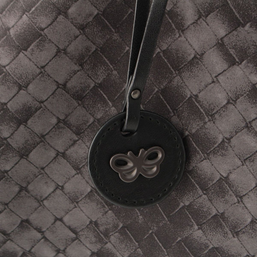 Bottega Veneta Nylon Intreccio Illusion Tote Gray — view 9