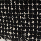 Chanel Wool Nylon Short Sleeve Top Black White 34 — view 8