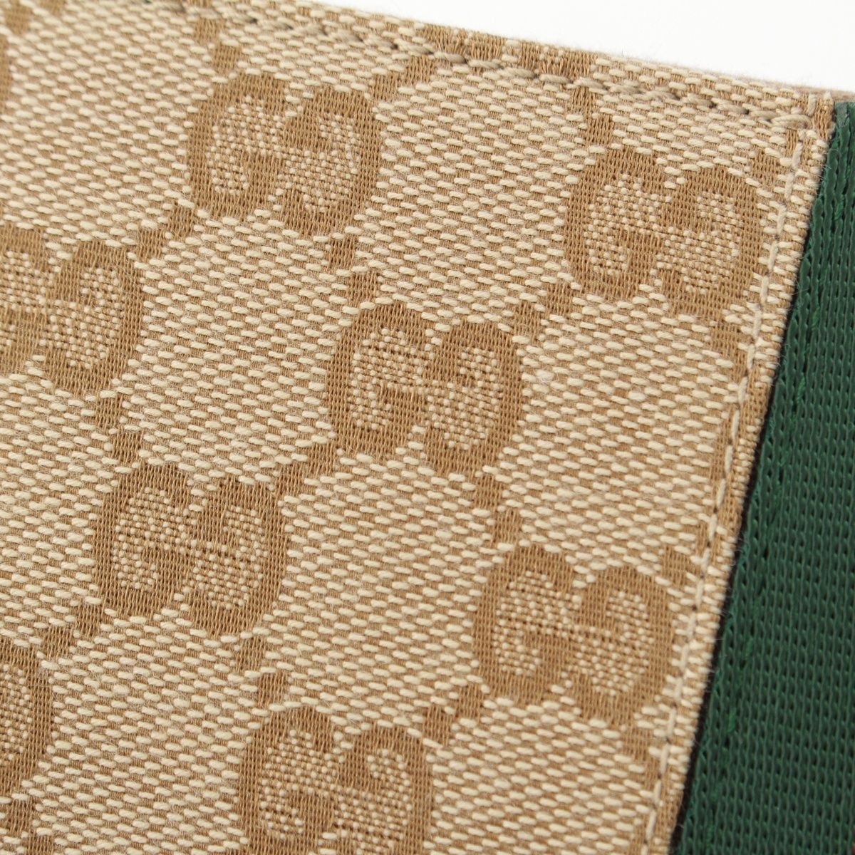 Gucci Horsebit GG Canvas Web Zip Around Wallet Beige — view 6