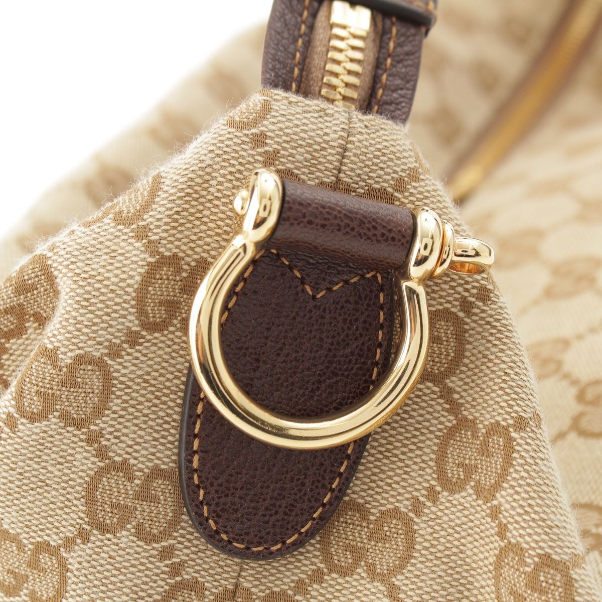 Gucci Brera GG Canvas Crossbody Shoulder Bag Beige — view 7
