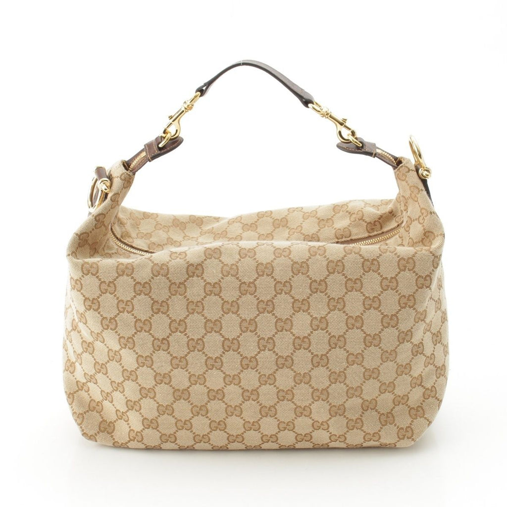 Gucci Brera GG Canvas Crossbody Shoulder Bag Beige — view 4
