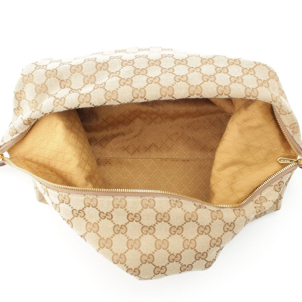 Gucci Brera GG Canvas Crossbody Shoulder Bag Beige — view 6