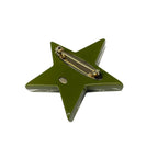 Chanel Brooch CC Logo Khaki Black Multi Star — view 2