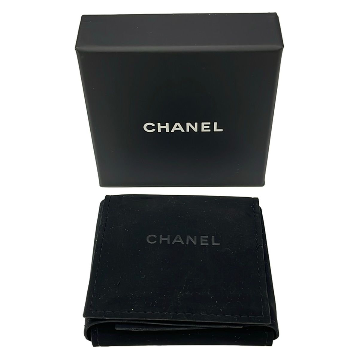 Chanel Brooch CC Logo Khaki Black Multi Star — view 4