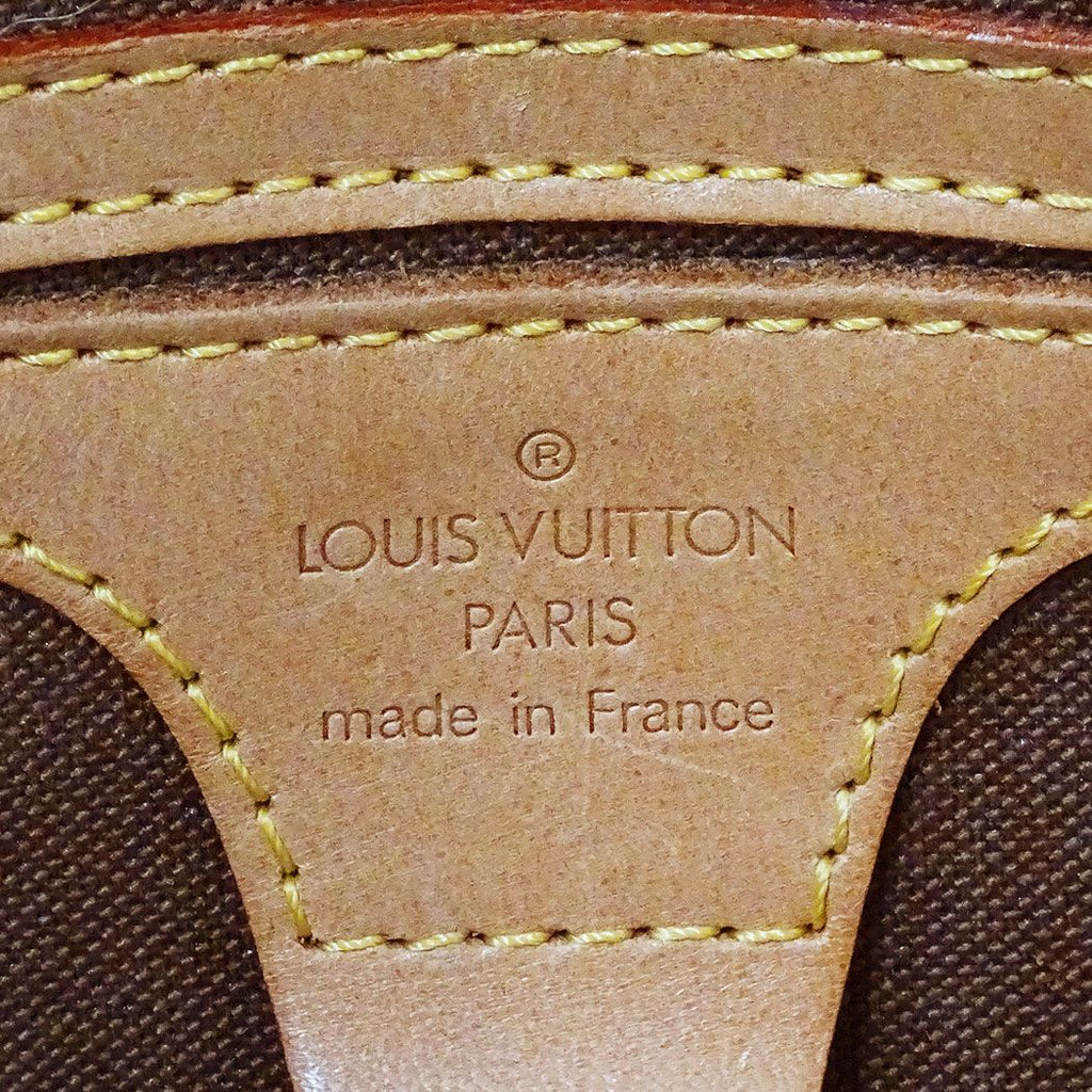 Louis Vuitton Bag Handbag Monogram Canvas Ellipse MM Brown Handle Large — view 7
