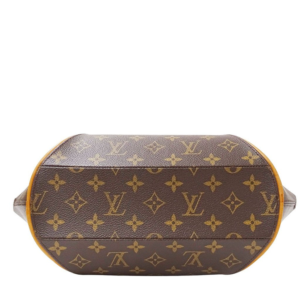 Louis Vuitton Bag Handbag Monogram Canvas Ellipse MM Brown Handle Large — view 3