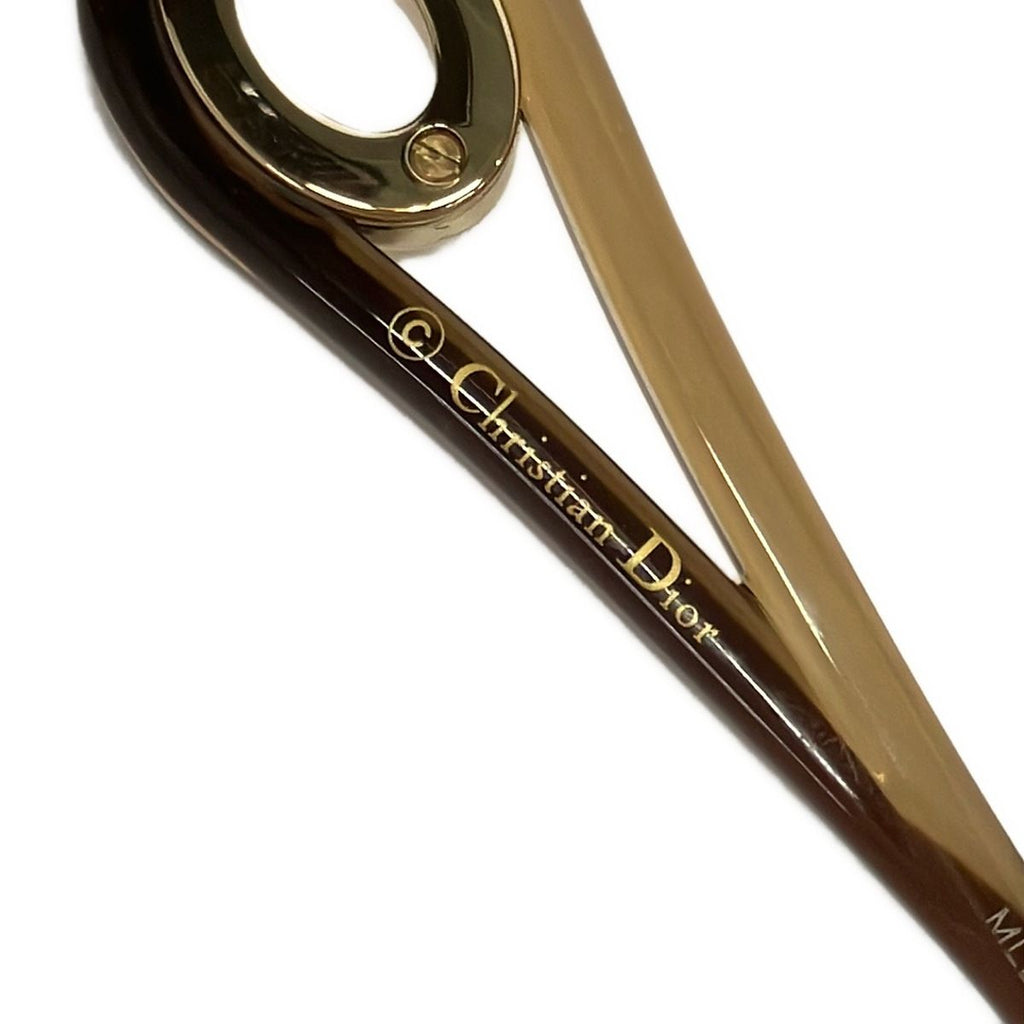 Dior Sunglasses Dark Brown Gold Eyewear — view 4