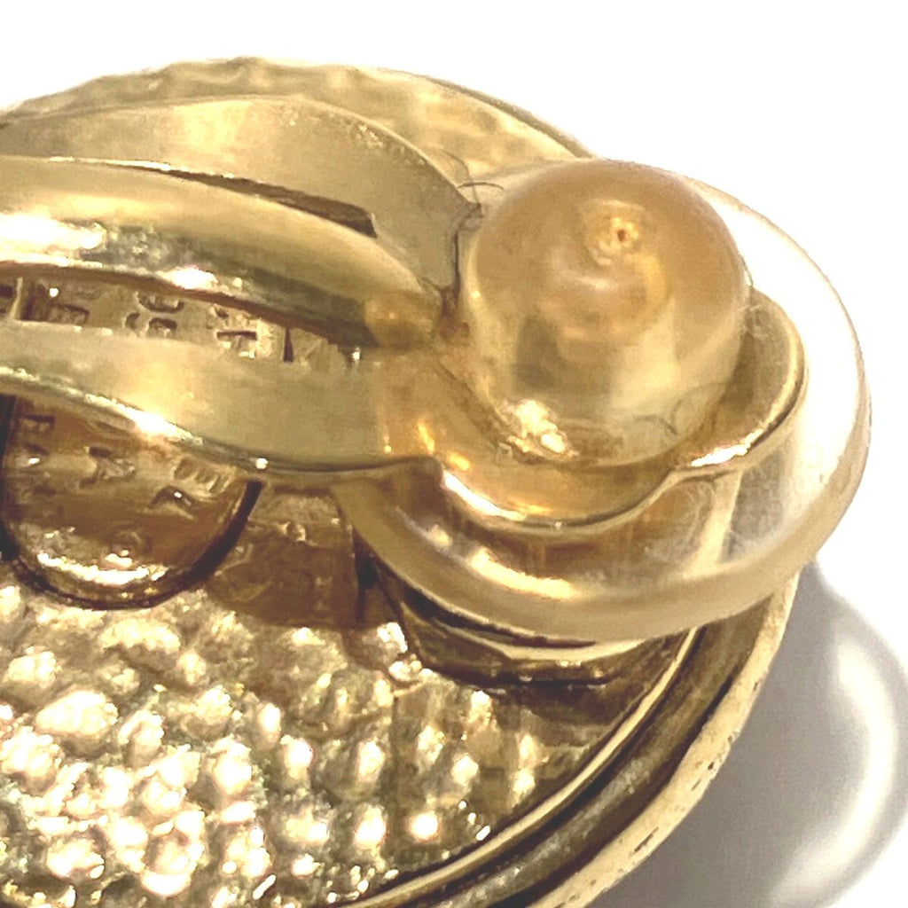 Chanel CC Logo Earrings Rhinestone — view 6
