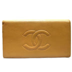 Chanel CC Logo Bifold Wallet Caviar Leather