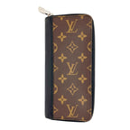 Louis Vuitton Zippy Wallet Vertical Monogram Macassar Canvas Leather