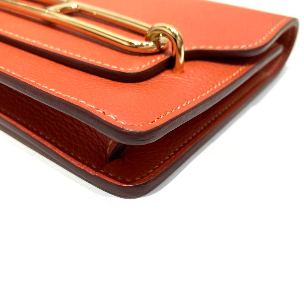 Hermes Roulis Slim Wallet Bifold Wallet Chevre Mysore — view 8