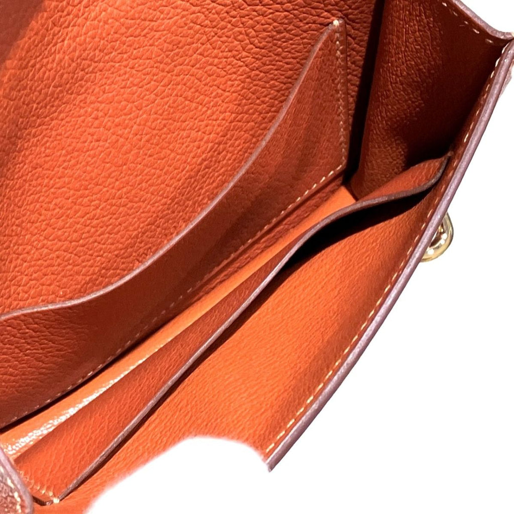 Hermes Roulis Slim Wallet Bifold Wallet Chevre Mysore — view 6