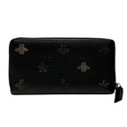 Gucci Bee & Star Round Zip Wallet Leather — view 2