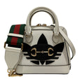 Gucci Adidas Collaboration Mini Top Handle Bag Horsebit Handbag Leather Canvas