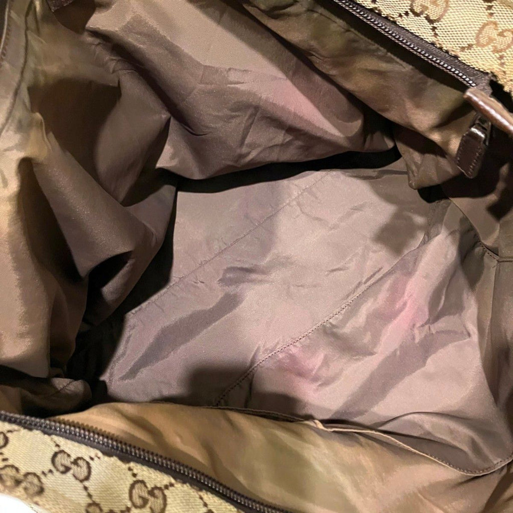 Gucci Mothersbag Sherry Line Tote Canvas Leather — view 5