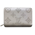 Louis Vuitton Portefeuille Clair Monogram Mahina Bifold Wallet Leather Wallet