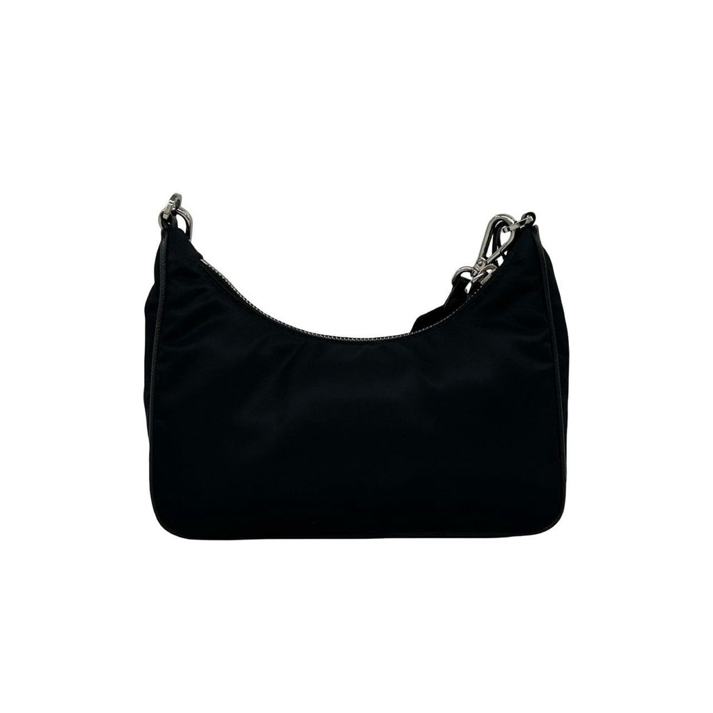 Prada Re Edition Triangle Logo Nylon Saffiano Leather 2-Way Chain Shoulder — view 3