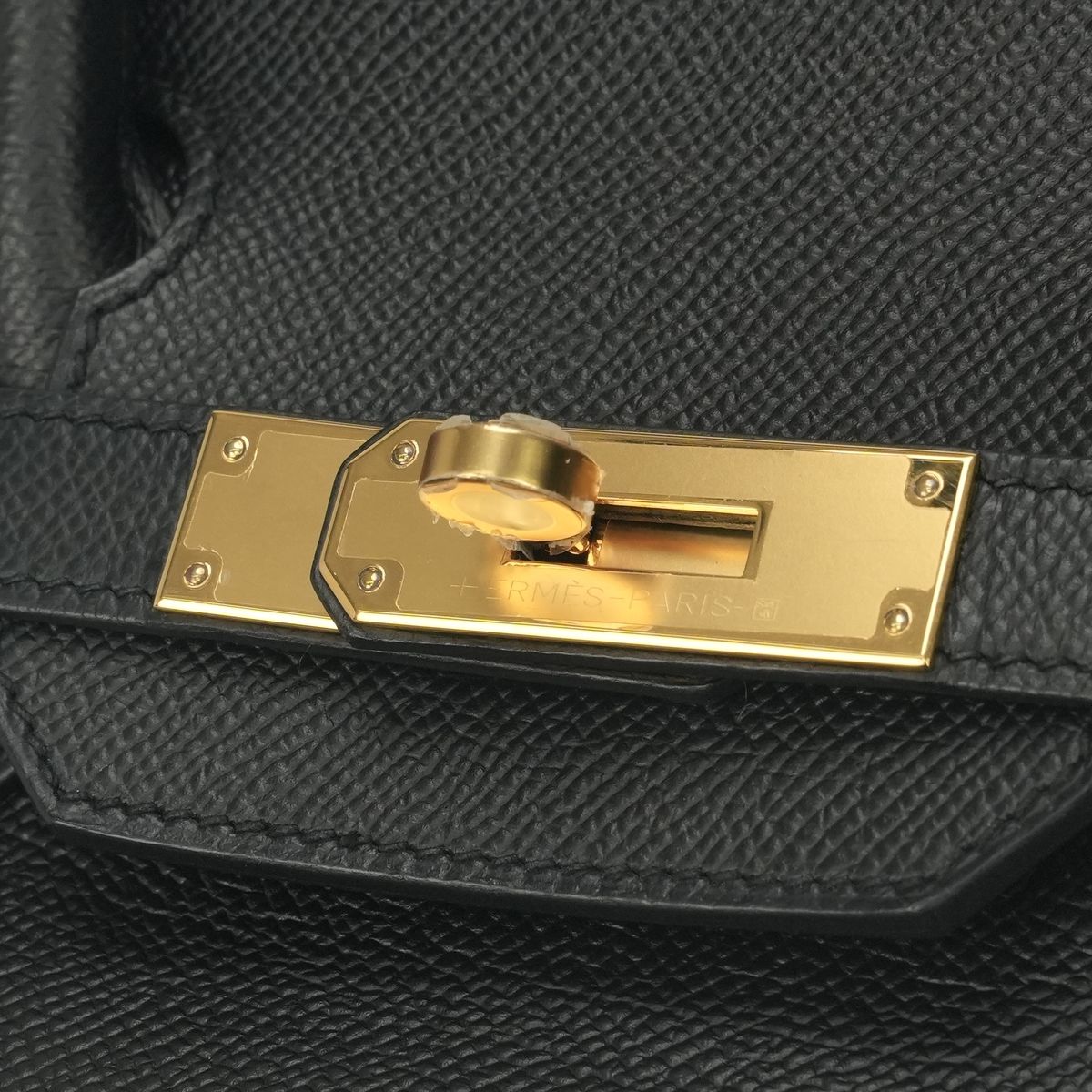 Hermes Birkin 30 Tote Epsom Noir Black Gold Handbag Veau — view 7