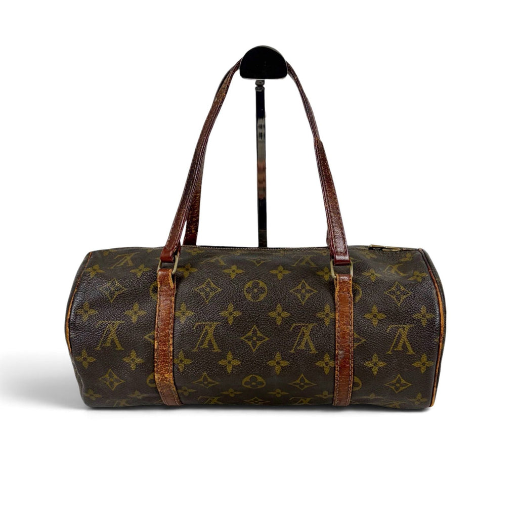 Louis Vuitton Papillon 30 Shoulder Bag Monogram Lambskin Brown Drum — view 3