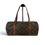 Louis Vuitton Papillon 30 Shoulder Bag Monogram Lambskin Brown Drum — view 3