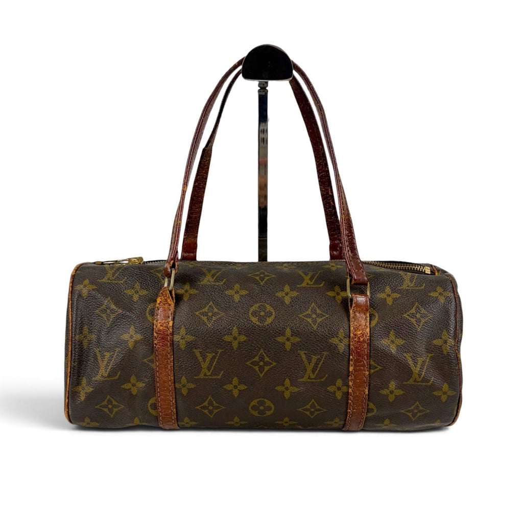 Louis Vuitton Papillon 30 Shoulder Bag Monogram Lambskin Brown Drum — view 2