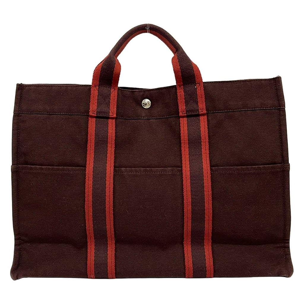 Hermes Tote Fourre Tout MM Bordeaux