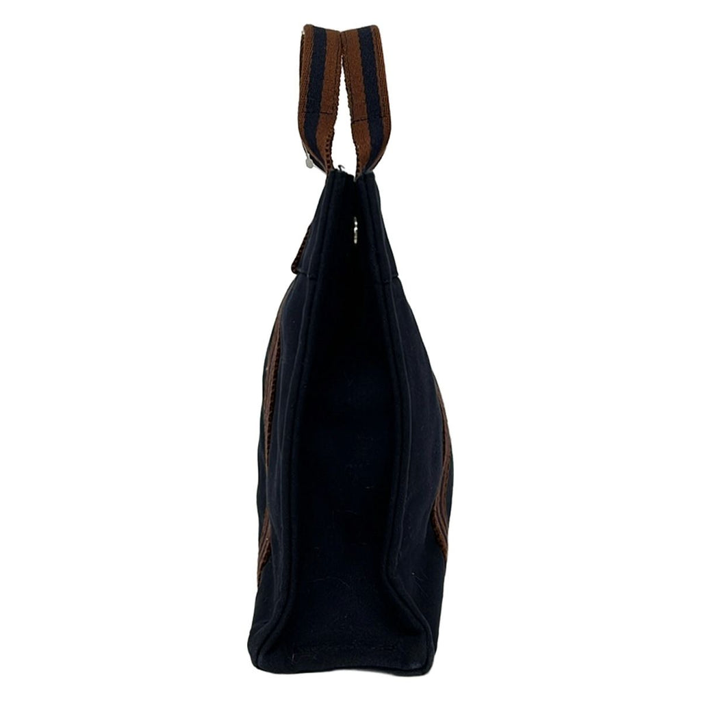Hermes Tote Fourre Tout PM Dark Navy Brown — view 2