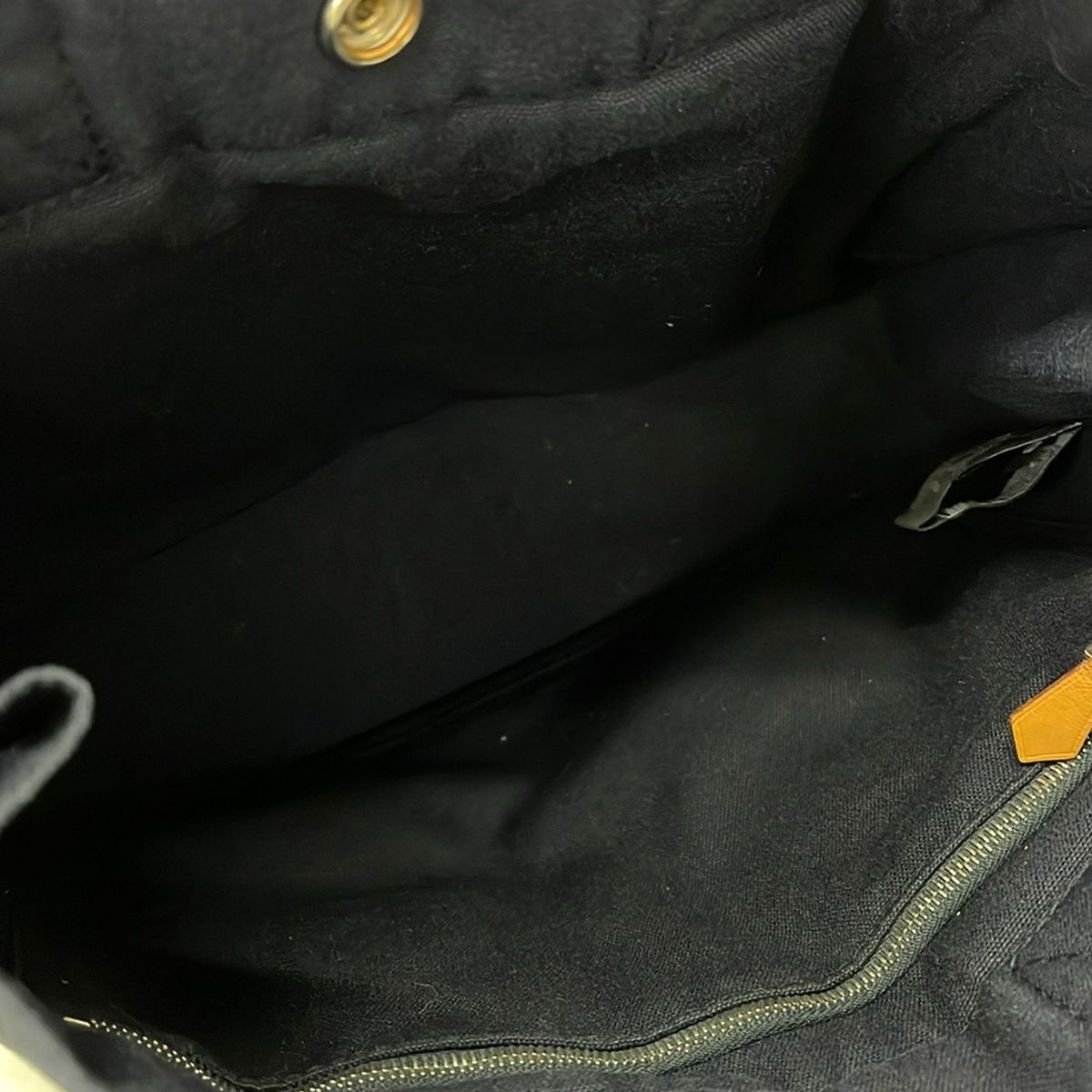 Hermes Tote Fourre Tout PM Dark Navy Brown — view 7