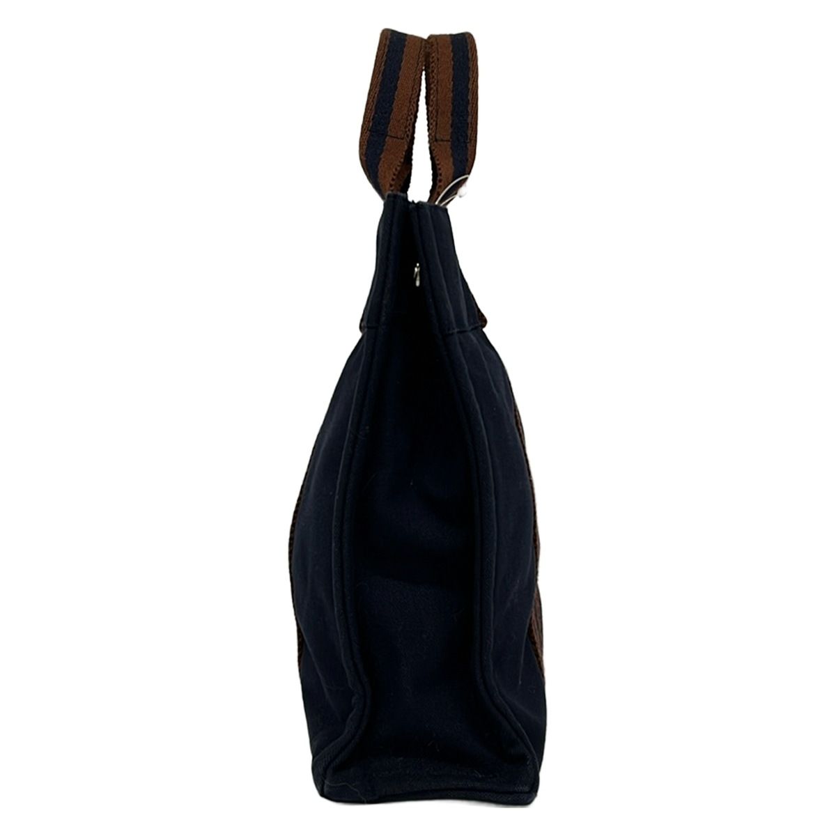 Hermes Tote Fourre Tout PM Dark Navy Brown — view 4