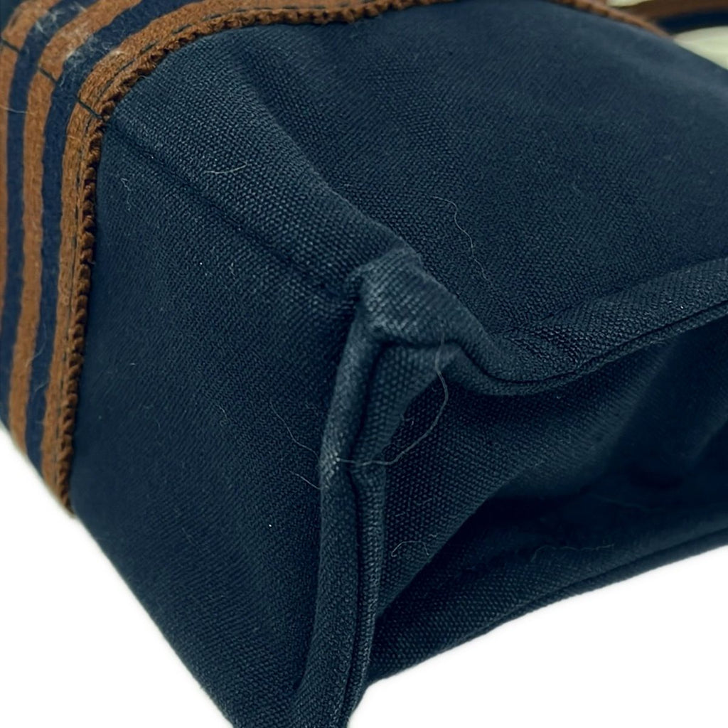 Hermes Tote Fourre Tout PM Dark Navy Brown — view 6