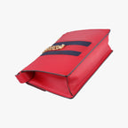 Gucci Sylvie Red Navy Leather Shoulder — view 7