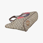 Gucci GG Supreme Bosco Patch Beige Multicolor Canvas Handbag — view 5