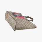 Gucci GG Supreme Bosco Patch Beige Multicolor Canvas Handbag — view 4