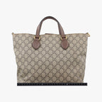 Gucci GG Supreme Bosco Patch Beige Multicolor Canvas Handbag — view 2