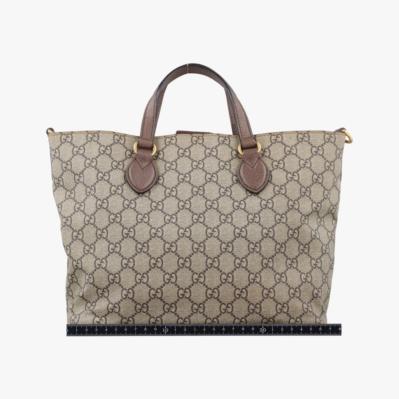 Gucci GG Supreme Bosco Patch Beige Multicolor Canvas Handbag — view 2