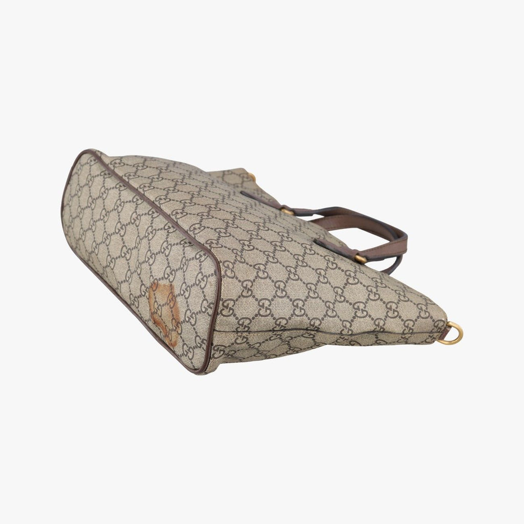 Gucci GG Supreme Bosco Patch Beige Multicolor Canvas Handbag — view 6