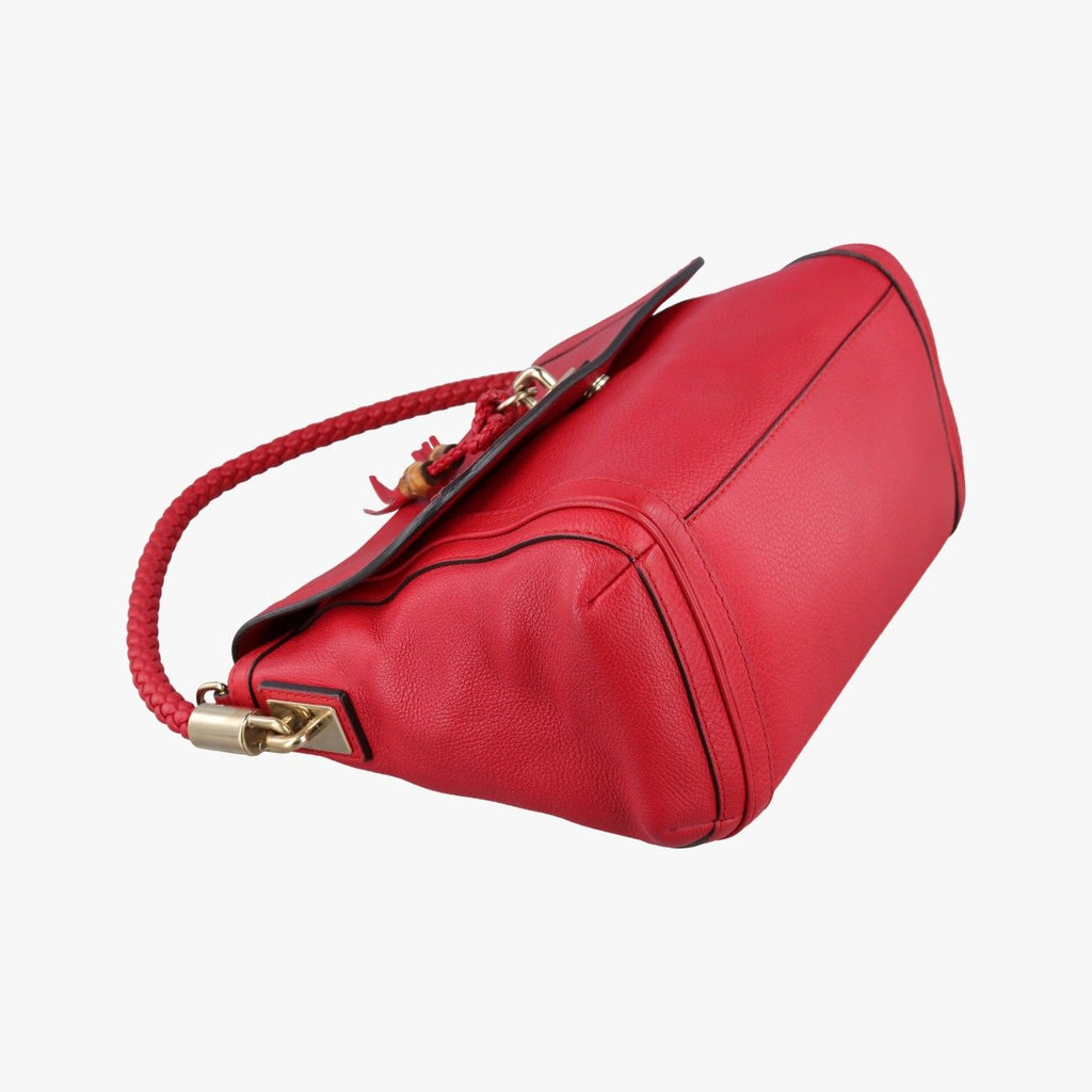 Gucci Bella Red Leather Shoulder — view 5