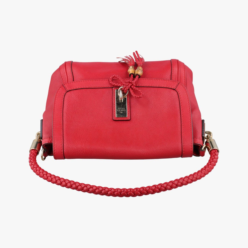 Gucci Bella Red Leather Shoulder — view 8