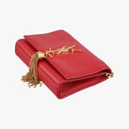 Saint Laurent Kate Red Leather Shoulder — view 4