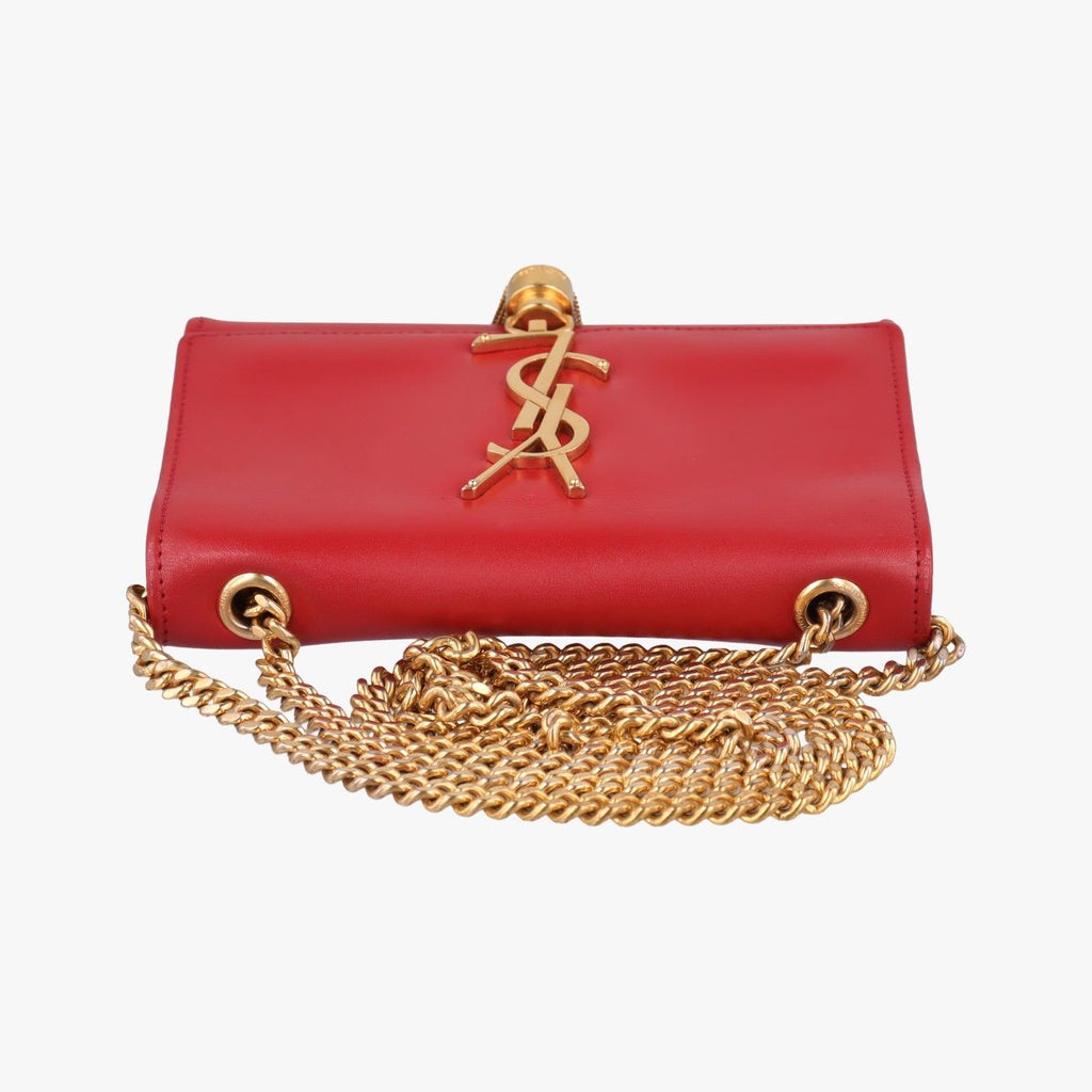 Saint Laurent Kate Red Leather Shoulder — view 8