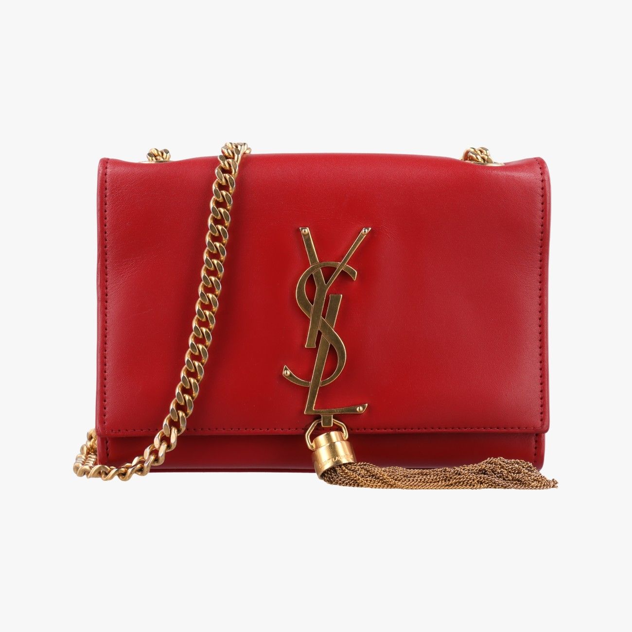 Saint Laurent Kate Red Leather Shoulder
