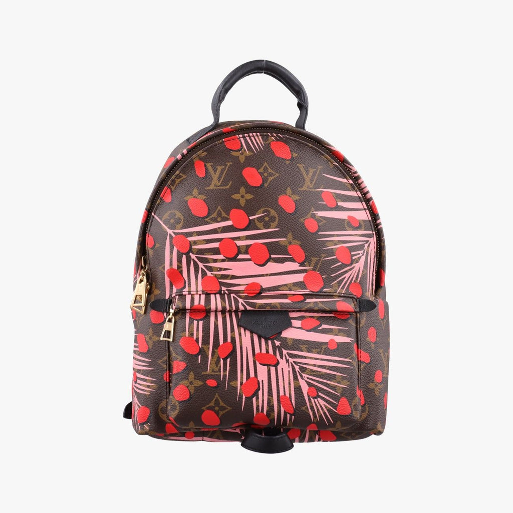 Louis Vuitton Palm Springs PM Brown Sugar Pink Poppy Monogram Jungle
