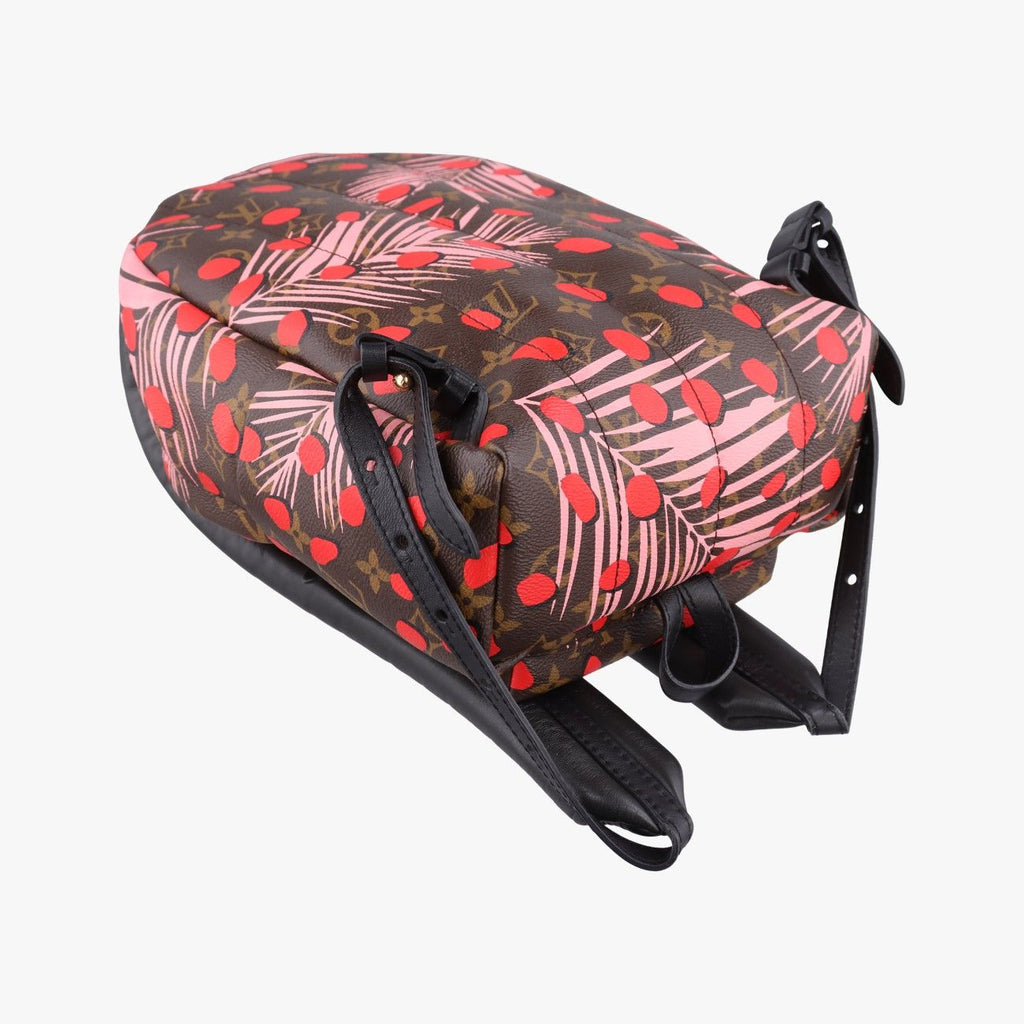 Louis Vuitton Palm Springs PM Brown Sugar Pink Poppy Monogram Jungle — view 7