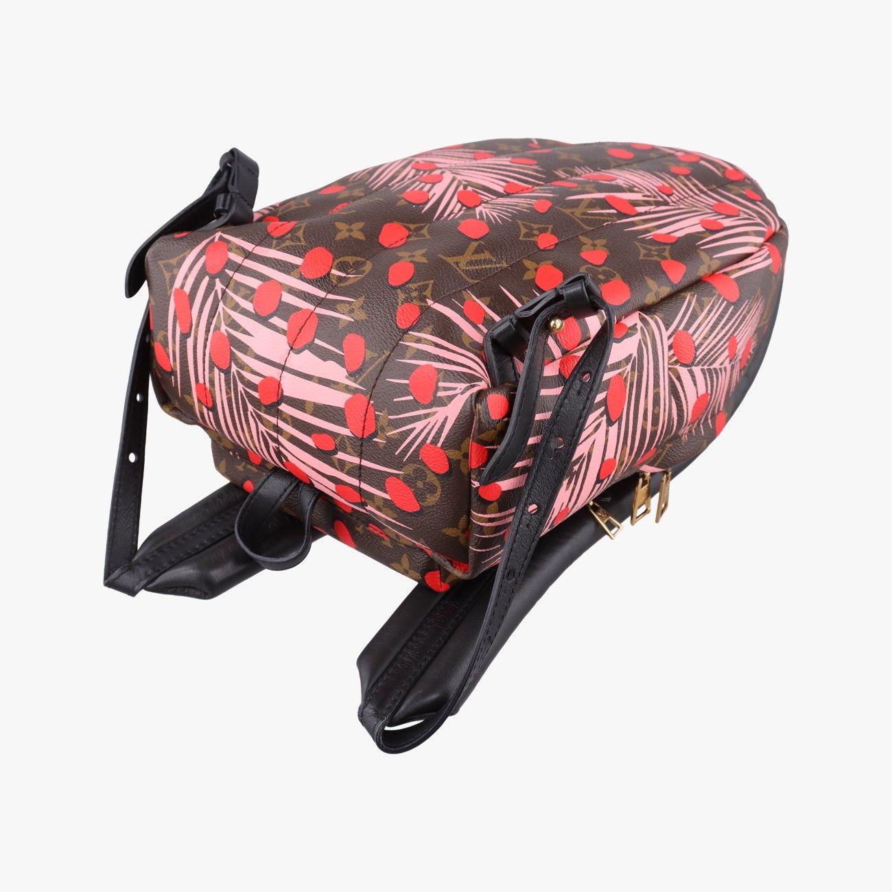 Louis Vuitton Palm Springs PM Brown Sugar Pink Poppy Monogram Jungle — view 6