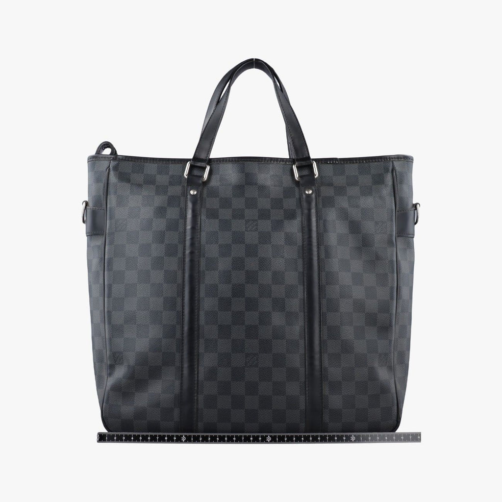 Louis Vuitton Tadao Noir Damier Graphite Tote — view 2